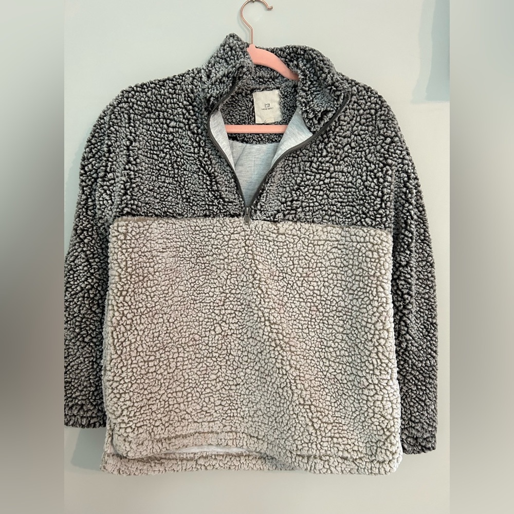 Soft and cuddly thread and supply pullover